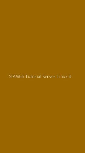 Tampilan Antarmuka Aplikasi Siam66 Tutorial Server Linux - 4