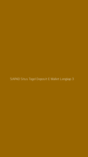 Tampilan Antarmuka Aplikasi Siap4d Situs Togel Deposit E Wallet Lengkap - 3