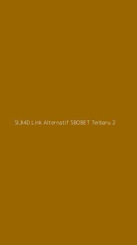 Tampilan Antarmuka Aplikasi Siji4d Link Alternatif Sbobet Terbaru - 2