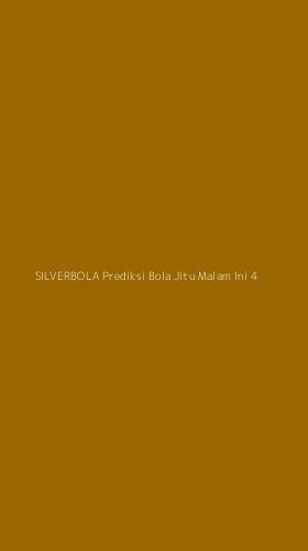 Tampilan Antarmuka Aplikasi Silverbola Prediksi Bola Jitu Malam Ini - 4
