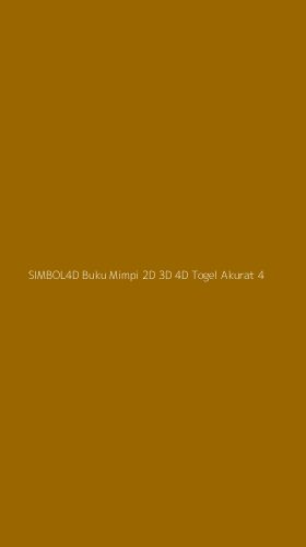 Tampilan Antarmuka Aplikasi Simbol4d Buku Mimpi 2d 3d 4d Togel Akurat - 4