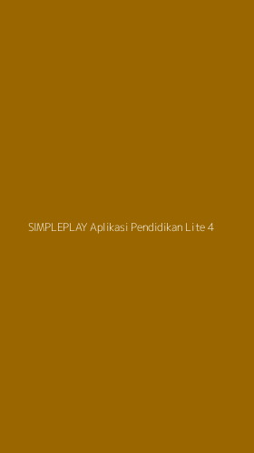 Tampilan Antarmuka Aplikasi Simpleplay Aplikasi Pendidikan Lite - 4
