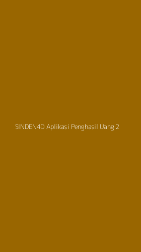 Tampilan Antarmuka Aplikasi Sinden4d Aplikasi Penghasil Uang - 2
