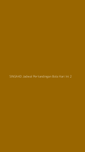 Tampilan Antarmuka Aplikasi Singa4d Jadwal Pertandingan Bola Hari Ini - 2
