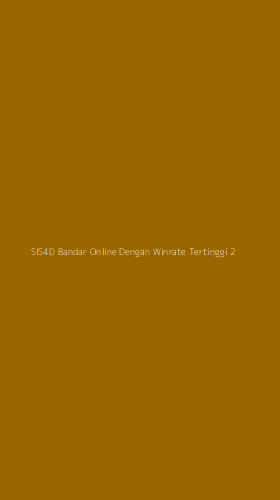 Tampilan Antarmuka Aplikasi Sis4d Bandar Online Dengan Winrate Tertinggi - 2