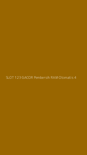 Tampilan Antarmuka Aplikasi Slot 123 Gacor Pembersih Ram Otomatis - 4
