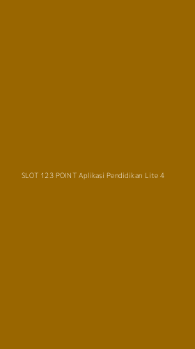 Tampilan Antarmuka Aplikasi Slot 123 Point Aplikasi Pendidikan Lite - 4