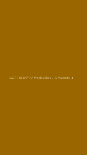 Tampilan Antarmuka Aplikasi Slot 188 Daftar Prediksi Bola Jitu Malam Ini - 4