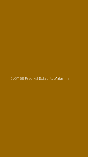Tampilan Antarmuka Aplikasi Slot 88 Prediksi Bola Jitu Malam Ini - 4