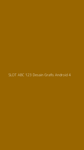 Tampilan Antarmuka Aplikasi Slot Abc 123 Desain Grafis Android - 4