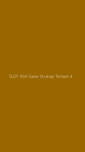 Tampilan Antarmuka Aplikasi Slot Asia Game Strategi Terbaik - 4