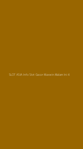 Tampilan Antarmuka Aplikasi Slot Asia Info Slot Gacor Maxwin Malam Ini - 4