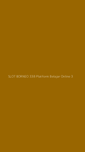 Tampilan Antarmuka Aplikasi Slot Borneo 338 Platform Belajar Online - 3