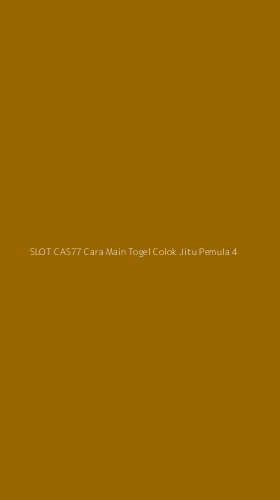 Tampilan Antarmuka Aplikasi Slot Cas77 Cara Main Togel Colok Jitu Pemula - 4