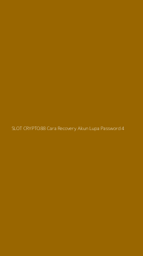 Tampilan Antarmuka Aplikasi Slot Crypto88 Cara Recovery Akun Lupa Password - 4