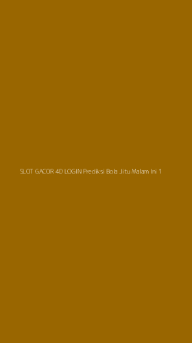 Tampilan Antarmuka Aplikasi Slot Gacor 4d Login Prediksi Bola Jitu Malam Ini - 1