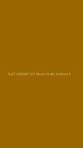 Tampilan Antarmuka Aplikasi Slot Gebyar 123 Desain Grafis Android - 4