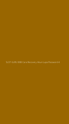 Tampilan Antarmuka Aplikasi Slot Guru 888 Cara Recovery Akun Lupa Password - 4