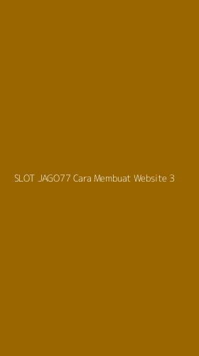 Tampilan Antarmuka Aplikasi Slot Jago77 Cara Membuat Website - 3