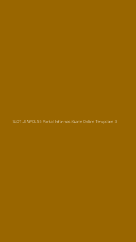 Tampilan Antarmuka Aplikasi Slot Jempol55 Portal Informasi Game Online Terupdate - 3