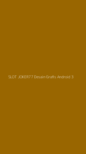 Tampilan Antarmuka Aplikasi Slot Joker77 Desain Grafis Android - 3