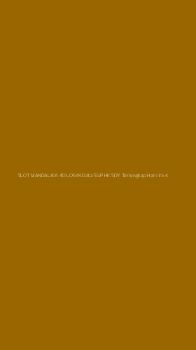 Tampilan Antarmuka Aplikasi Slot Mandalika 4d Login Data Sgp Hk Sdy Terlengkap Hari Ini - 4
