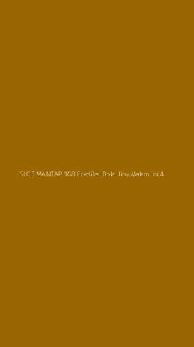 Tampilan Antarmuka Aplikasi Slot Mantap 168 Prediksi Bola Jitu Malam Ini - 4