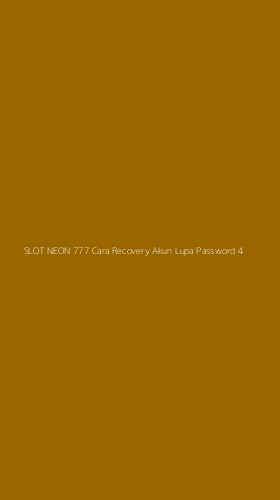 Tampilan Antarmuka Aplikasi Slot Neon 777 Cara Recovery Akun Lupa Password - 4