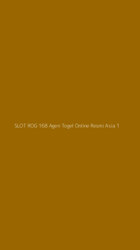 Tampilan Antarmuka Aplikasi Slot Rog 168 Agen Togel Online Resmi Asia - 1