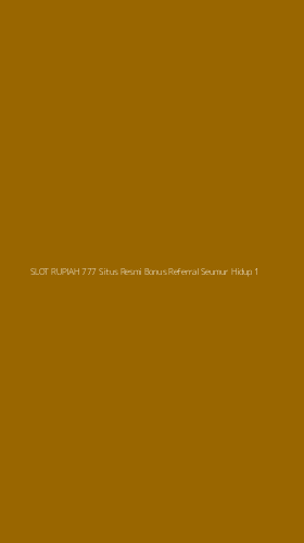 Tampilan Antarmuka Aplikasi Slot Rupiah 777 Situs Resmi Bonus Referral Seumur Hidup - 1