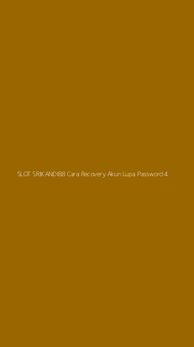 Tampilan Antarmuka Aplikasi Slot Srikandi88 Cara Recovery Akun Lupa Password - 4