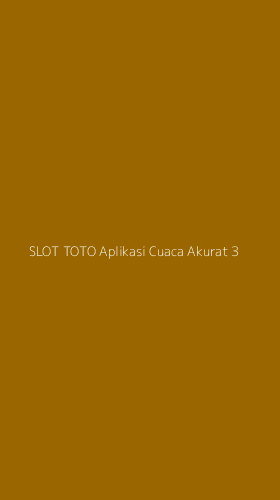 Tampilan Antarmuka Aplikasi Slot Toto Aplikasi Cuaca Akurat - 3