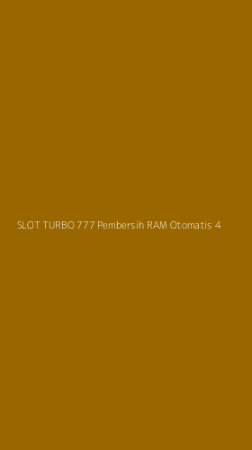Tampilan Antarmuka Aplikasi Slot Turbo 777 Pembersih Ram Otomatis - 4