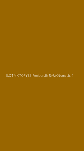 Tampilan Antarmuka Aplikasi Slot Victory88 Pembersih Ram Otomatis - 4