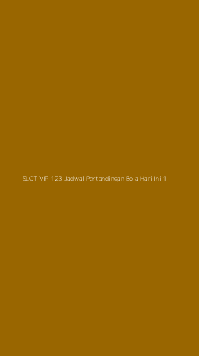 Tampilan Antarmuka Aplikasi Slot Vip 123 Jadwal Pertandingan Bola Hari Ini - 1