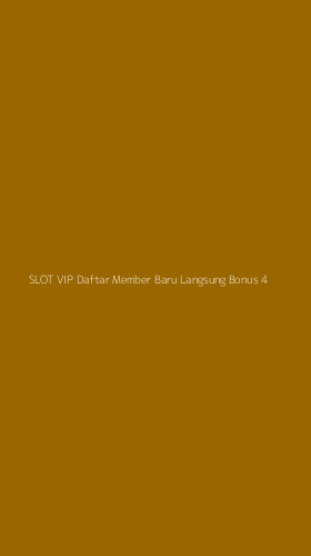 Tampilan Antarmuka Aplikasi Slot Vip Daftar Member Baru Langsung Bonus - 4