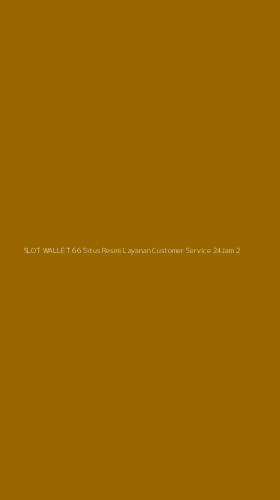 Tampilan Antarmuka Aplikasi Slot Wallet 66 Situs Resmi Layanan Customer Service 24jam - 2