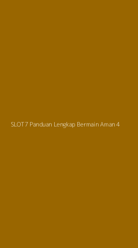 Tampilan Antarmuka Aplikasi Slot7 Panduan Lengkap Bermain Aman - 4