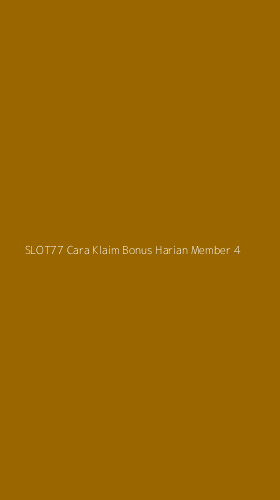 Tampilan Antarmuka Aplikasi Slot77 Cara Klaim Bonus Harian Member - 4