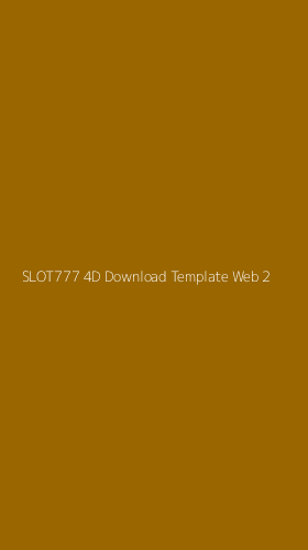 Tampilan Antarmuka Aplikasi Slot777 4d Download Template Web - 2