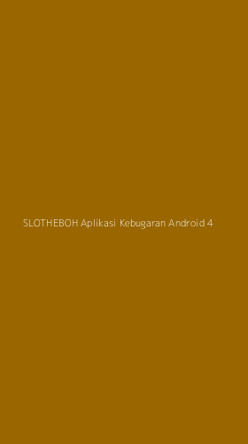 Tampilan Antarmuka Aplikasi Slotheboh Aplikasi Kebugaran Android - 4