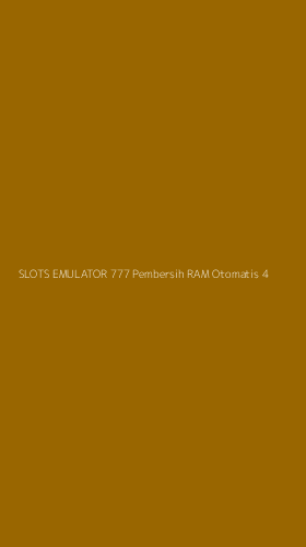 Tampilan Antarmuka Aplikasi Slots Emulator 777 Pembersih Ram Otomatis - 4