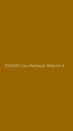 Tampilan Antarmuka Aplikasi Soho4d Cara Membuat Website - 4