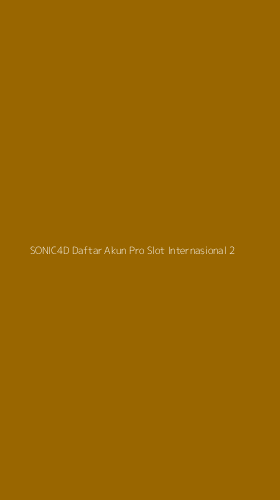 Tampilan Antarmuka Aplikasi Sonic4d Daftar Akun Pro Slot Internasional - 2