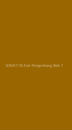 Tampilan Antarmuka Aplikasi Sonix178 Alat Pengembang Web - 1
