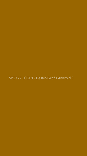 Tampilan Antarmuka Aplikasi SPG777 LOGIN - Desain Grafis Android - 3