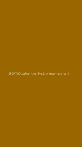 Tampilan Antarmuka Aplikasi Sport99 Daftar Akun Pro Slot Internasional - 4