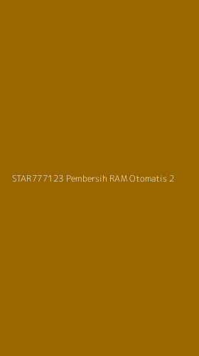 Tampilan Antarmuka Aplikasi Star777123 Pembersih Ram Otomatis - 2
