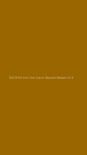 Tampilan Antarmuka Aplikasi Sultan3 Info Slot Gacor Maxwin Malam Ini - 4