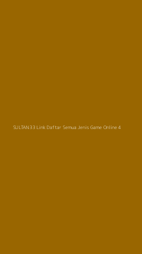 Tampilan Antarmuka Aplikasi Sultan33 Link Daftar Semua Jenis Game Online - 4